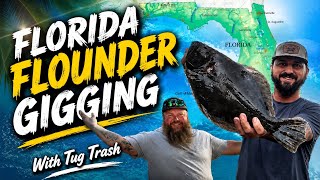 Florida Flounder Gigging With Tug Trash 