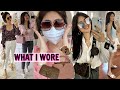 WHAT I WORE | ZOOM MEETINGS, 😷 RUNNING ERRANDS, 💅, QUICK & FAST GET READY | CHARIS ❤️