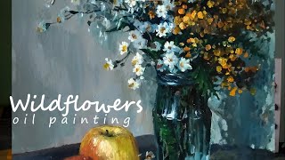 WILDFLOWERS. How to Paint an Autumn Wildflowers