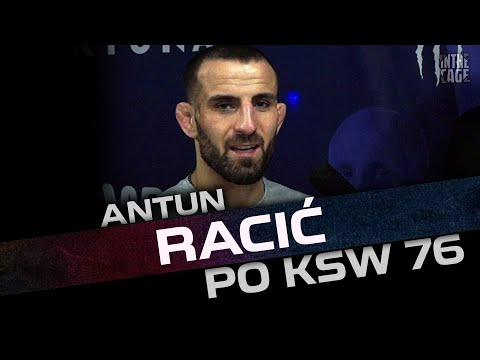 Rozżalony Antun RACIĆ żegna się z polskimi fanami po przegranej na KSW 76