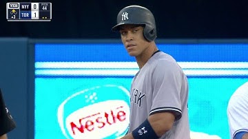 NYY@TOR: Judge laces a ground-rule double to left