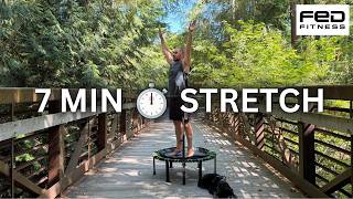 7-Minute Rebounding Stretch Workout #4 with Trophy Jeff | FED FIT 7 screenshot 3