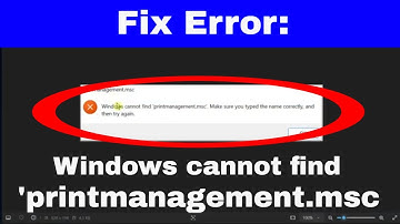How to FIX: Windows cannot find 