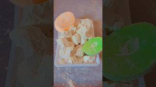 ASMR Cornstarch Chunks &amp; Dove Soap Crushing 🕊️ Super Crunchy#cornstarch #shortvideo