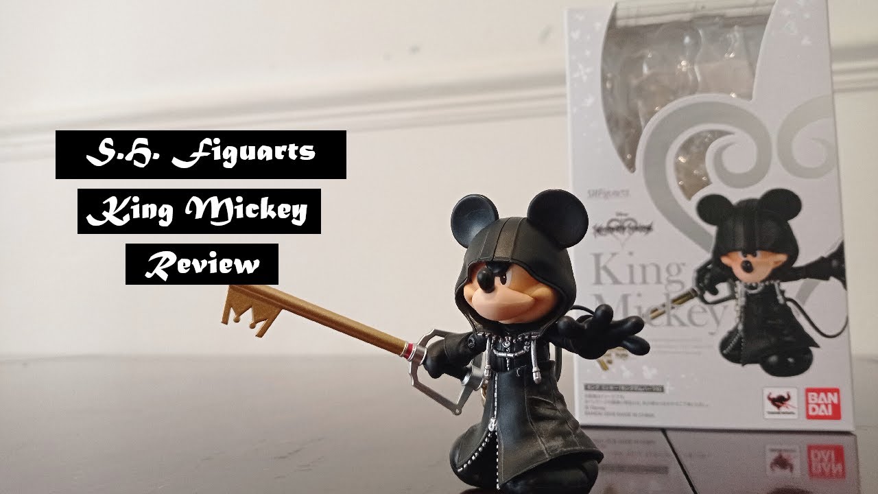 Figure Review: S.H. Figuarts - King Mickey (Kingdom Hearts) - YouTube