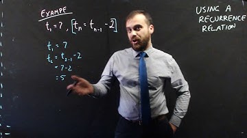 Using a recurrence relation