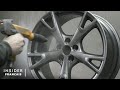 Comment les professionnels peignent les jantes de roues avec de la poudre