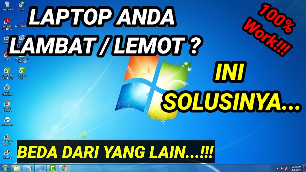 CARA BERSIHKAN LAPTOP AGAR TIDAK LEMOT, TERBARU 2021