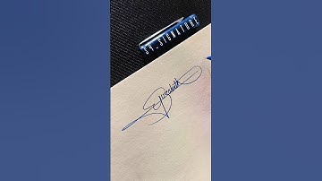 Elizabeth Signature design #signature #elizabeth #shorts #art