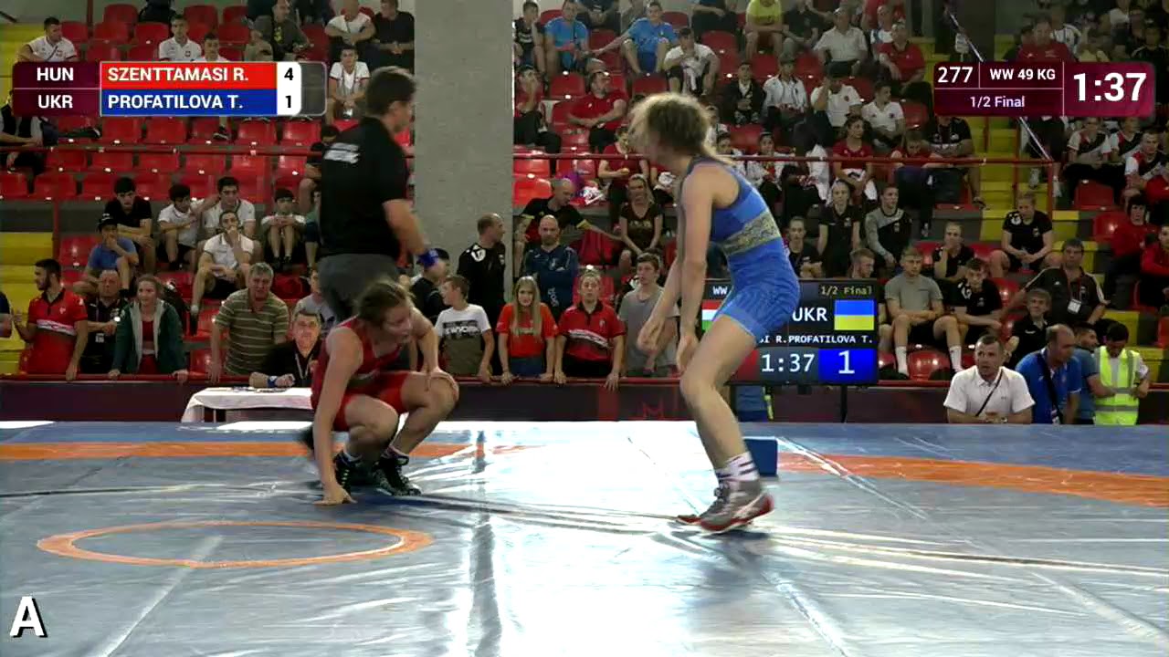 1/2 WW - 49 kg: R. SZENTTAMASI (HUN) v. T. PROFATILOVA (UKR)