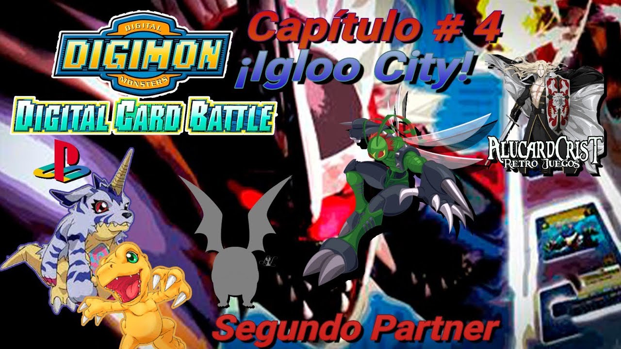 digimon digital card battle partners Digimon Digital Card Battle ( Ps1 )/ Capítulo # 4/ ¡Igloo City! Segundo  Partner