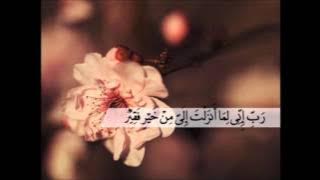 دعاء مكرر لمدة ساعة رب اني لما انزلت الي من خير فقير