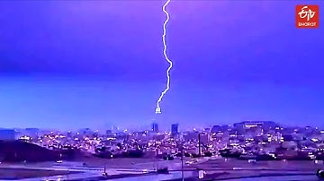 Lightning Strike on Mecca Clock Tower in Saudi Arabia