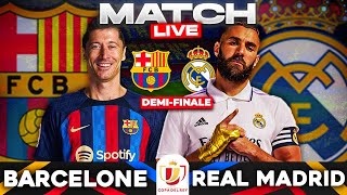 BARCELONE - REAL MADRID / TRIPLE HISTORIQUE DE KARIM BENZEMA / Coupe du Roi