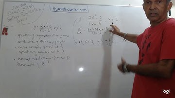 Edexcel IGCSE Further Pure Maths 4PM1 June 2011 Past Papers Solutions Q9 part 2