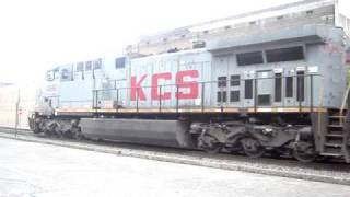 KCS 3928 gravel train pt.2 with double DPU with KCS bealle.