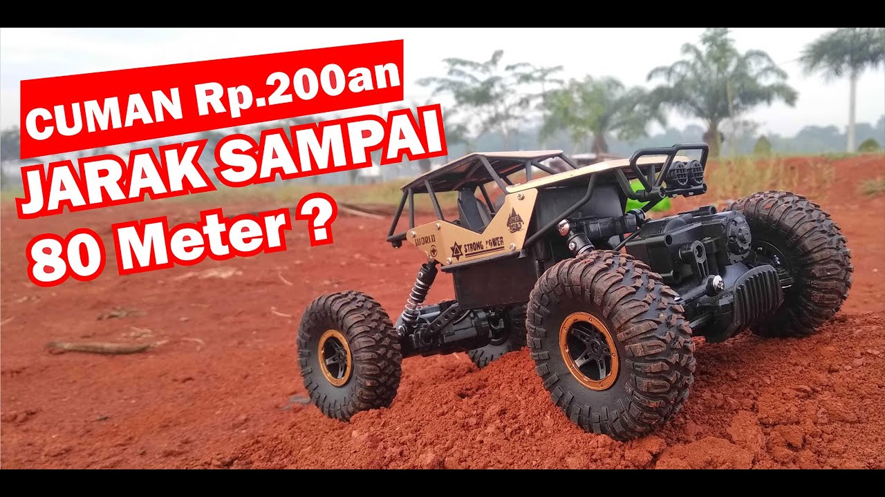 UNBOXING : RC Car ROCK CRAWLER 1:18 Off Road 2.4GHz 4WD. 