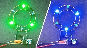 DIY Circular LED Chaser Circuit | Electronics Projects | LED circuits | NE555 Projects