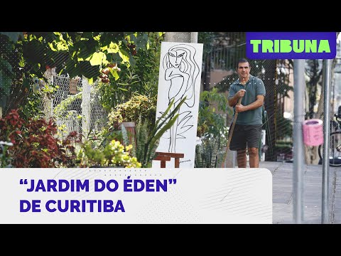 Professor cria "Jardim do Éden" em bairro de Curitiba