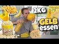 Ich esse 2kg GELBE Lebensmittel 🤢