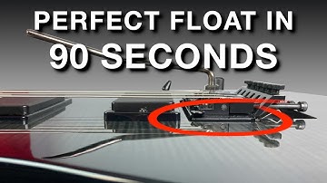 How To Float Your Floyd Rose Bridge In 90 SECONDS!