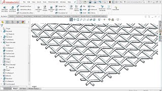 SolidWorks Tutorial- Welded Wire Mesh