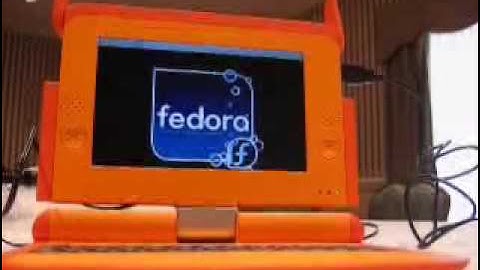 Demo of first One Laptop Per Child prototype