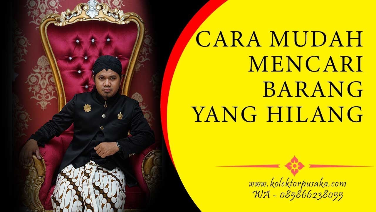 Cara Mudah Mencari Barang Yang Hilang