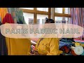 A paris fabric haul and vlog