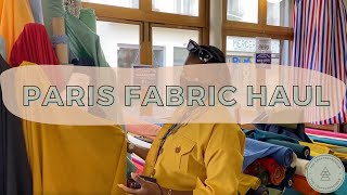 A PARIS FABRIC HAUL... AND VLOG!