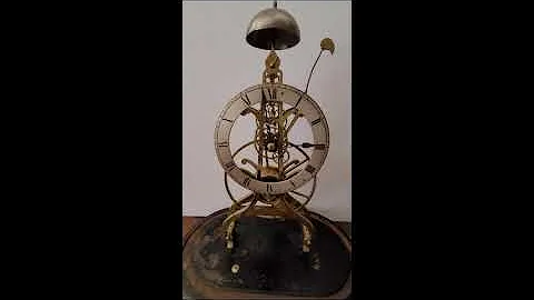 Skeleton Clock by Thomas Russell of Lancaster, Lan...