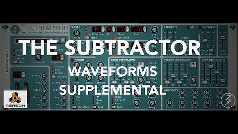 The Subtractor (Supplemental) - Waveforms