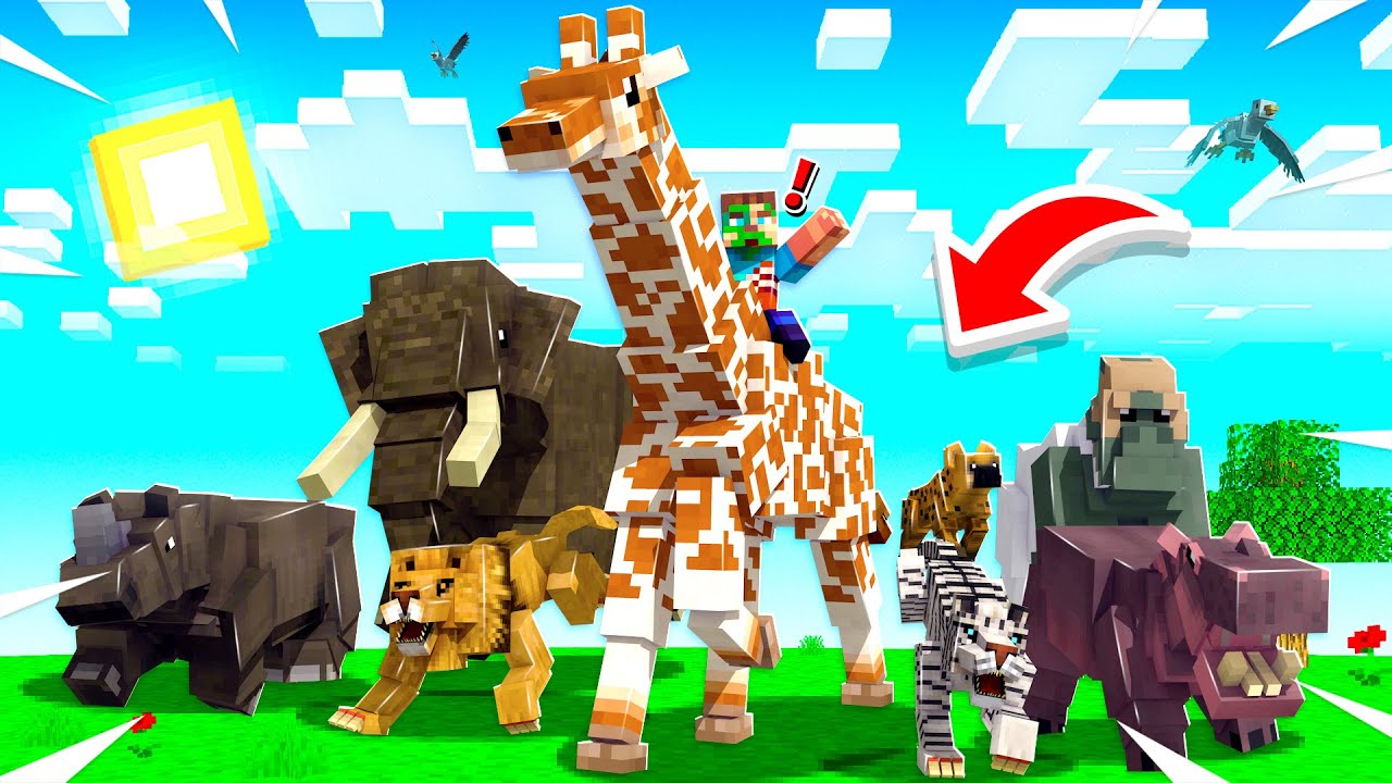 Taming EVERY Animal in Minecraft! YouTube