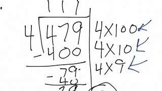 Division with chunking, part 1 | Math, Elementary Math, 4th Grade Math, Long Division, 5th Grade Mat