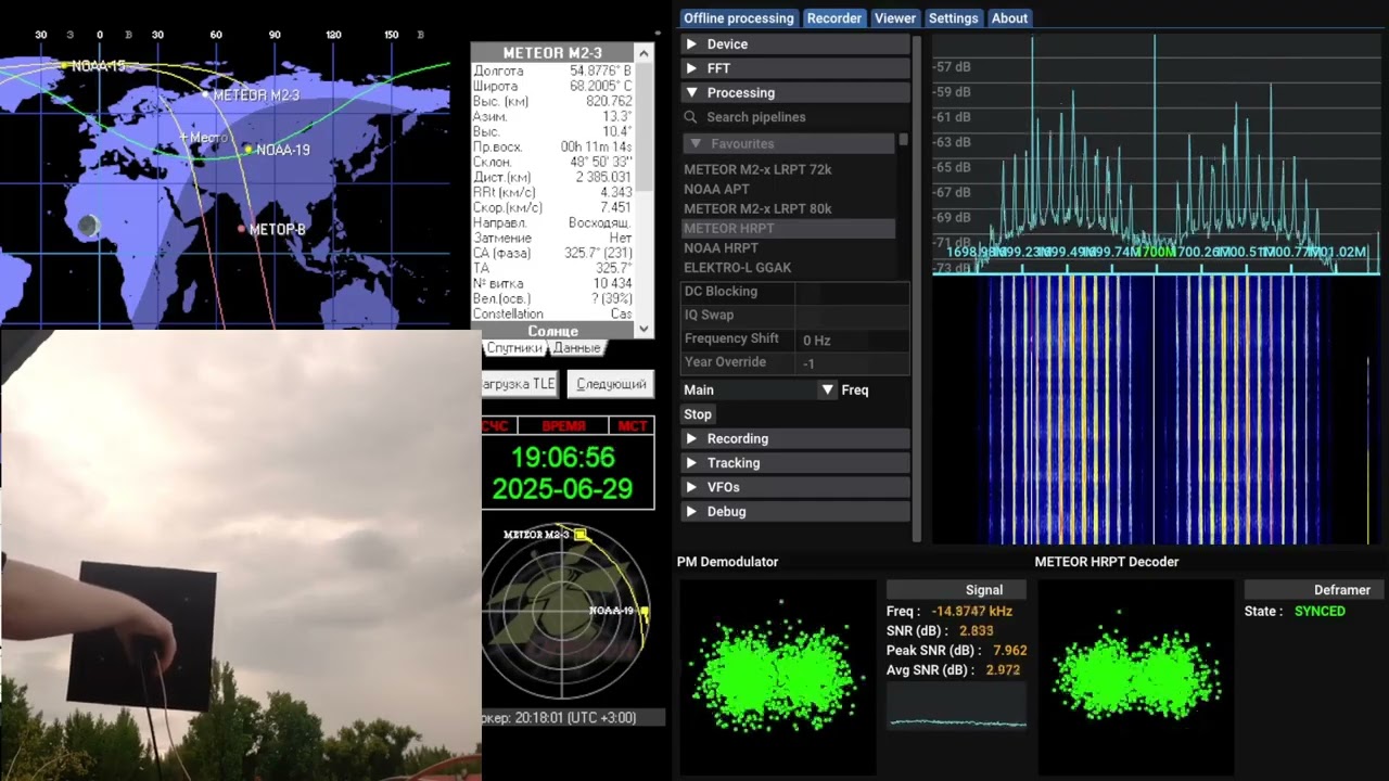 Meteor M2-3 HRPT patch antenna DIY L-BAND