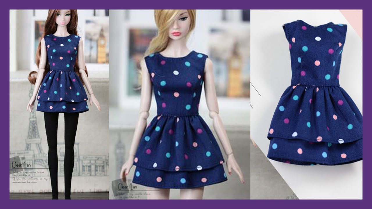 DIY  Vestidos para barbie paso a paso