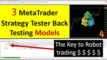3 ways to Make Money by testing your new trading robot using the best of 3 MetaTrader testing models