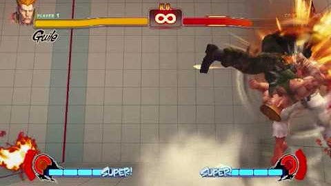SF4 Guile SB to Double Flash