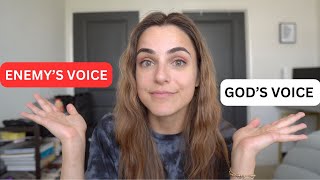 How to Discern Between God's Voice & the Enemy's Voice | How to Hear from the Holy Spirit