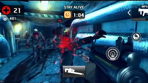 Playing Dead Trigger 2 Android Gameplay (Defend The Position)