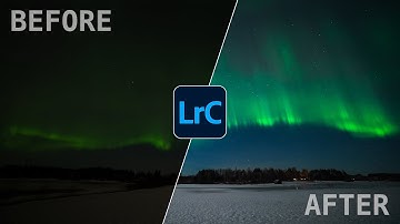 How to edit northern lights photo in 1 minute