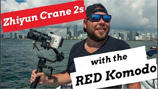 Zhiyun Crane 2s review | Red Komodo & BMPCC 4K | Sigma 18-35 | RED Komodo Footage