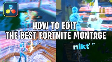 How to Edit *THE BEST FORTNITE MONTAGE* in DaVinci Resolve 18 | FULL TUTORIAL (+Free Presets)