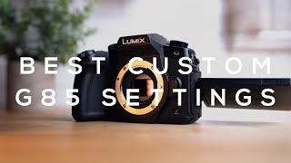 Setting Up Your G85 For Filmmaking! Best G85 Settings for Video || Cinematic Custom Filmic Setting