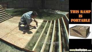 How to build a Halfpipe Step 4 PLYWOOD Profile