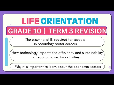 Life Orientation Grade 10 | Term 3 Revision | Questions and Answers Exam Guide 4