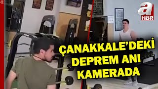 Çanakkalede 46 Büyüklüğünde Deprem Deprem Anı Kameraya Böyle Yansıdı A Haber