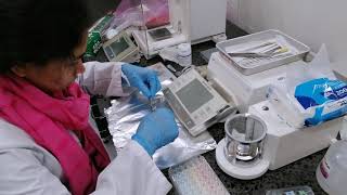 Sample preparation for Nitrogen isotope analysis (laboratory experiment) in Tokyo