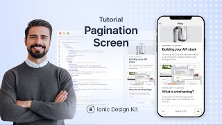 How to Create a Pagination Screen | Ionic Design Kit