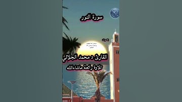 #القرآن_الكريم_سورة النور الآية 30بصوت القارئ د محمد الجلالي #دويتو #اكسبلور